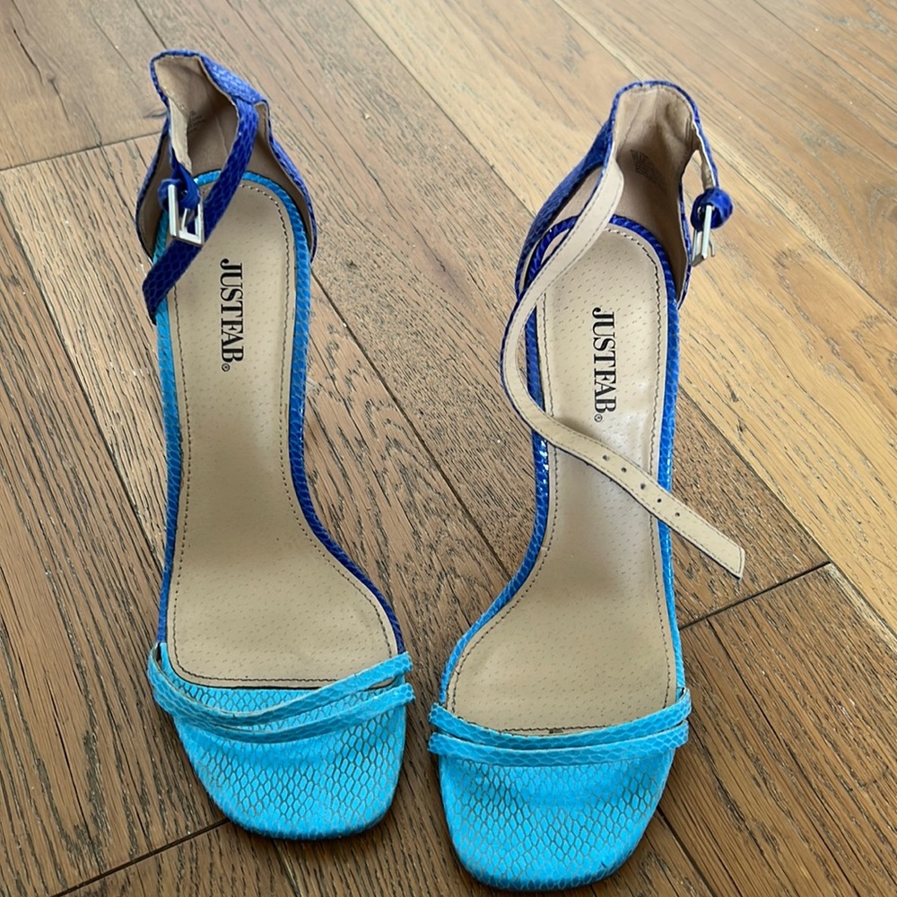 Ombré Blue Just Fab heels